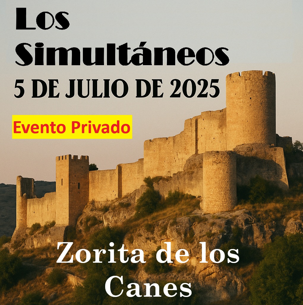 Cartel Los Simultáneos en Zorita de los Canes